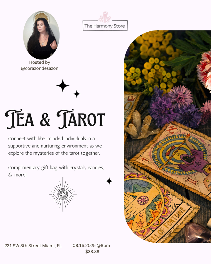 Tea & Tarot Workshop 08.16.2025
