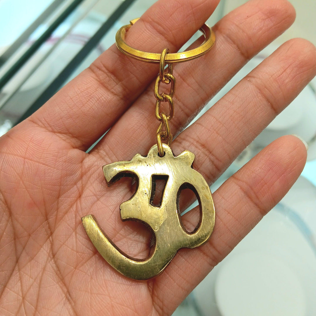 OM keychain - The Harmony Store Crystal Shop Miami