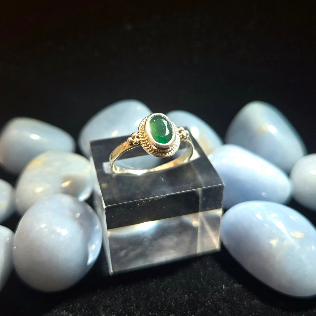 Green Onyx Ring
