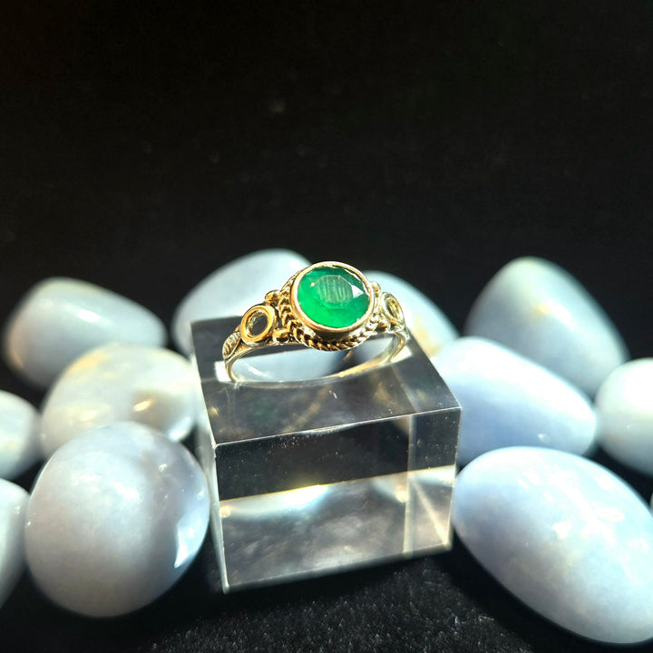Green Onyx Ring
