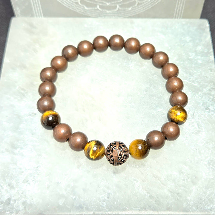 Copper Bead Bracelet