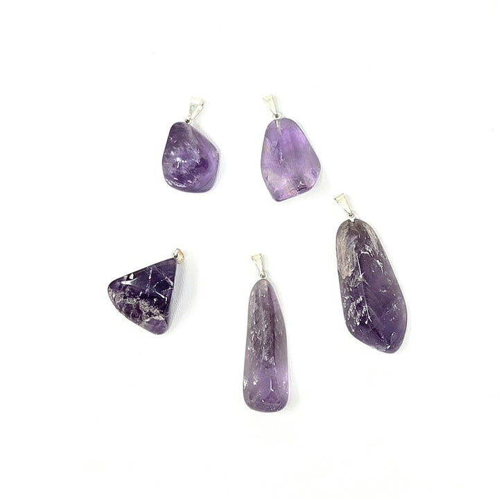 Amethyst Tumbled Pendant (Brazil)