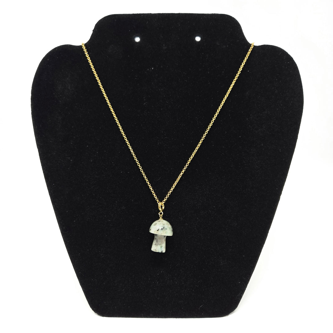 Dalmatian Mushroom Pendant 3/4"