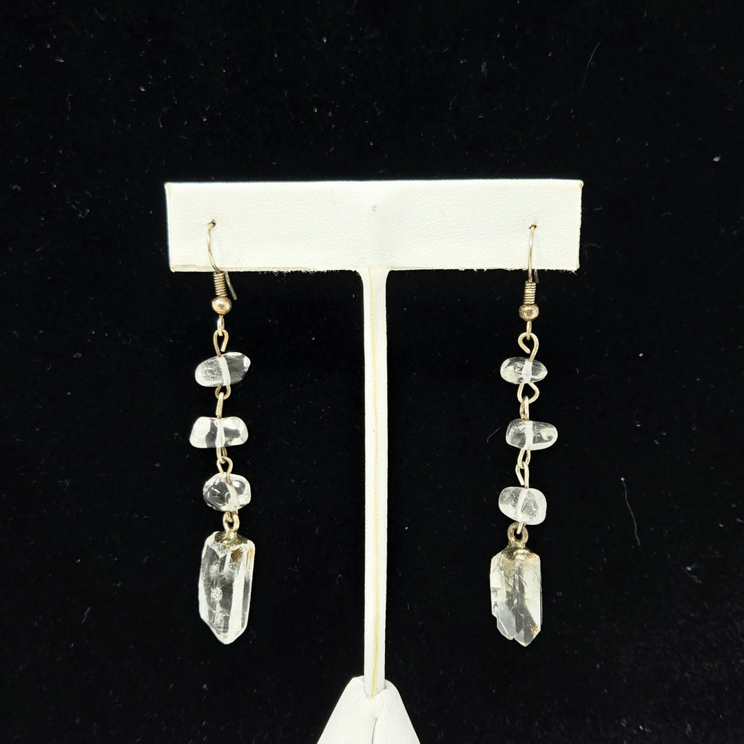 Clear Quartz Dangle Earring