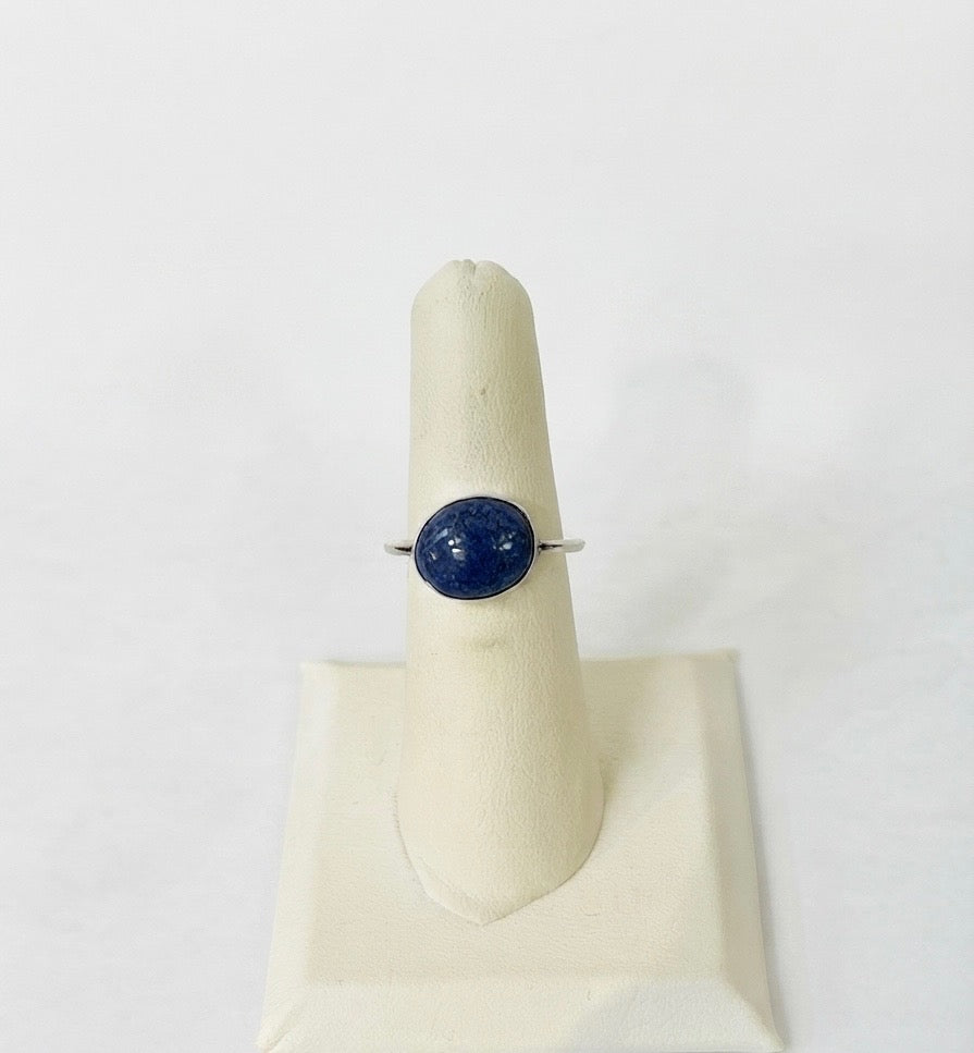 Lapis Lazuli Sterling Silver Ring (Small)