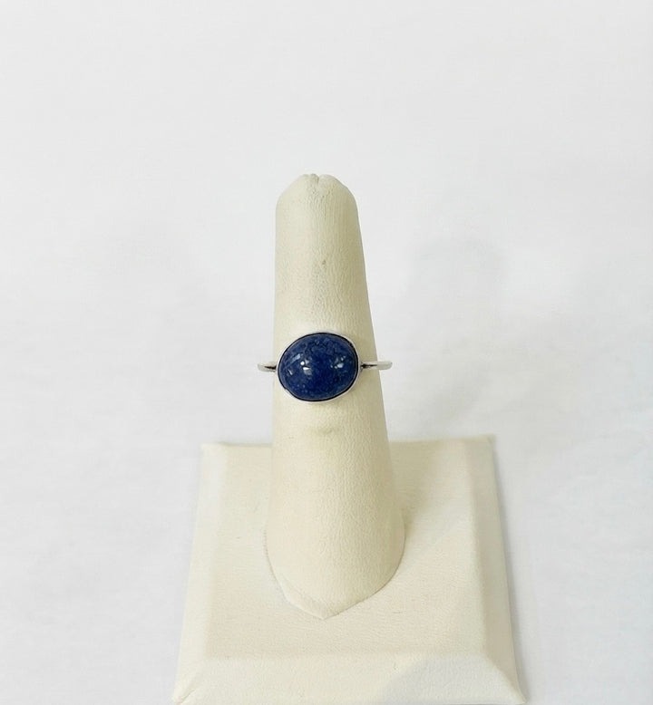Lapis Lazuli Sterling Silver Ring (Small)