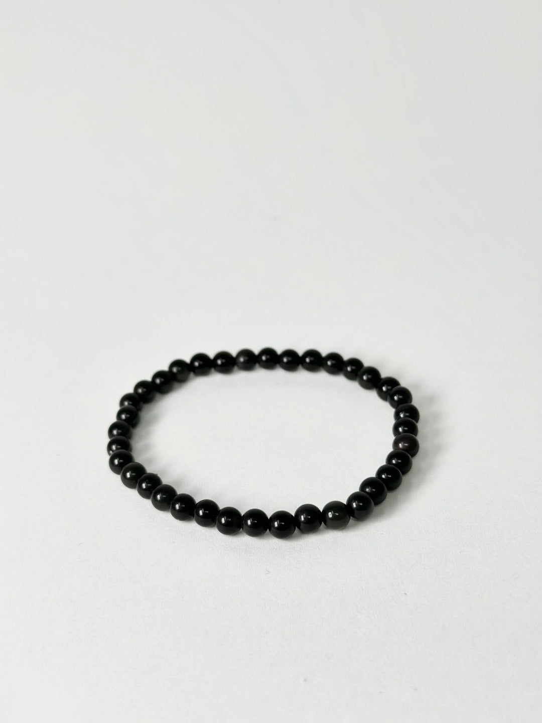 4Mm Rainbow Obsidian Bracelet