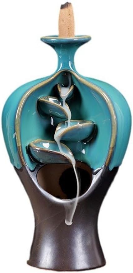 Ceramic Vase Backflow Incense Burner