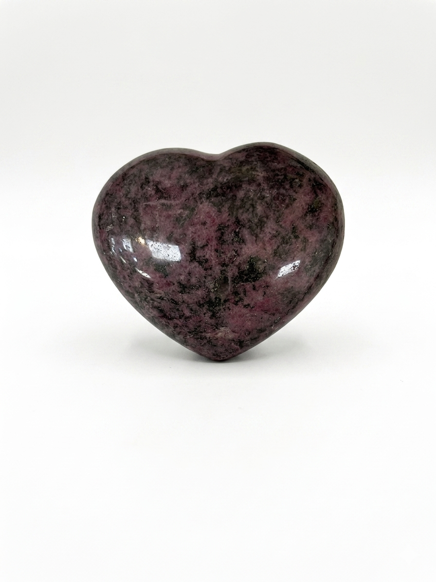 Rhodonite Heart (Madagascar)