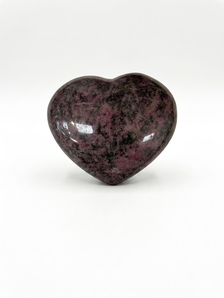 Rhodonite Heart (Madagascar)