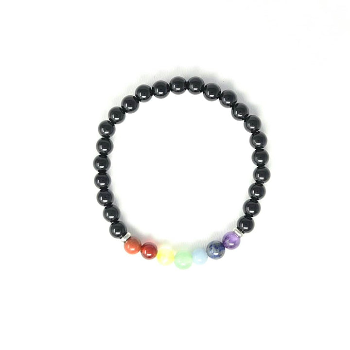 7 Chakra Onyx Bracelet | The Harmony Store Bracelet