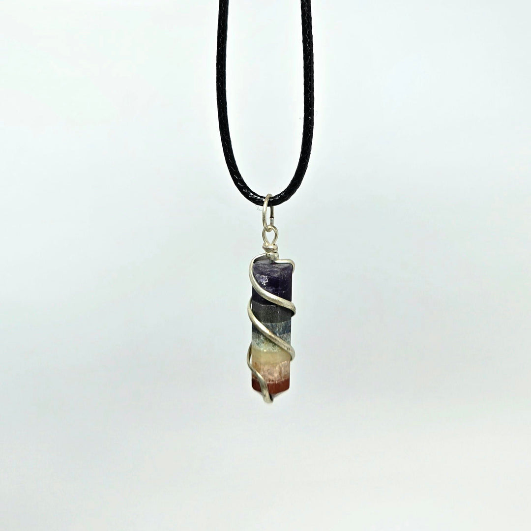 7 Chakra Point Coil Pendant | The Harmony Store Pendant