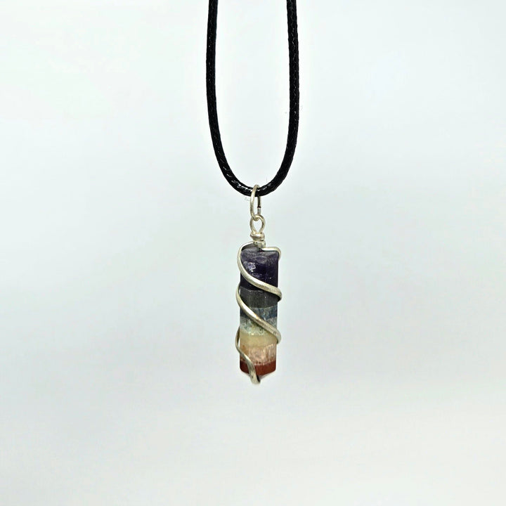 7 Chakra Point Coil Pendant | The Harmony Store Pendant