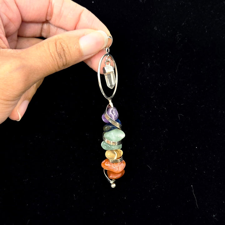 7 Chakra Tumbled Stone Pendant | The Harmony Store Pendant