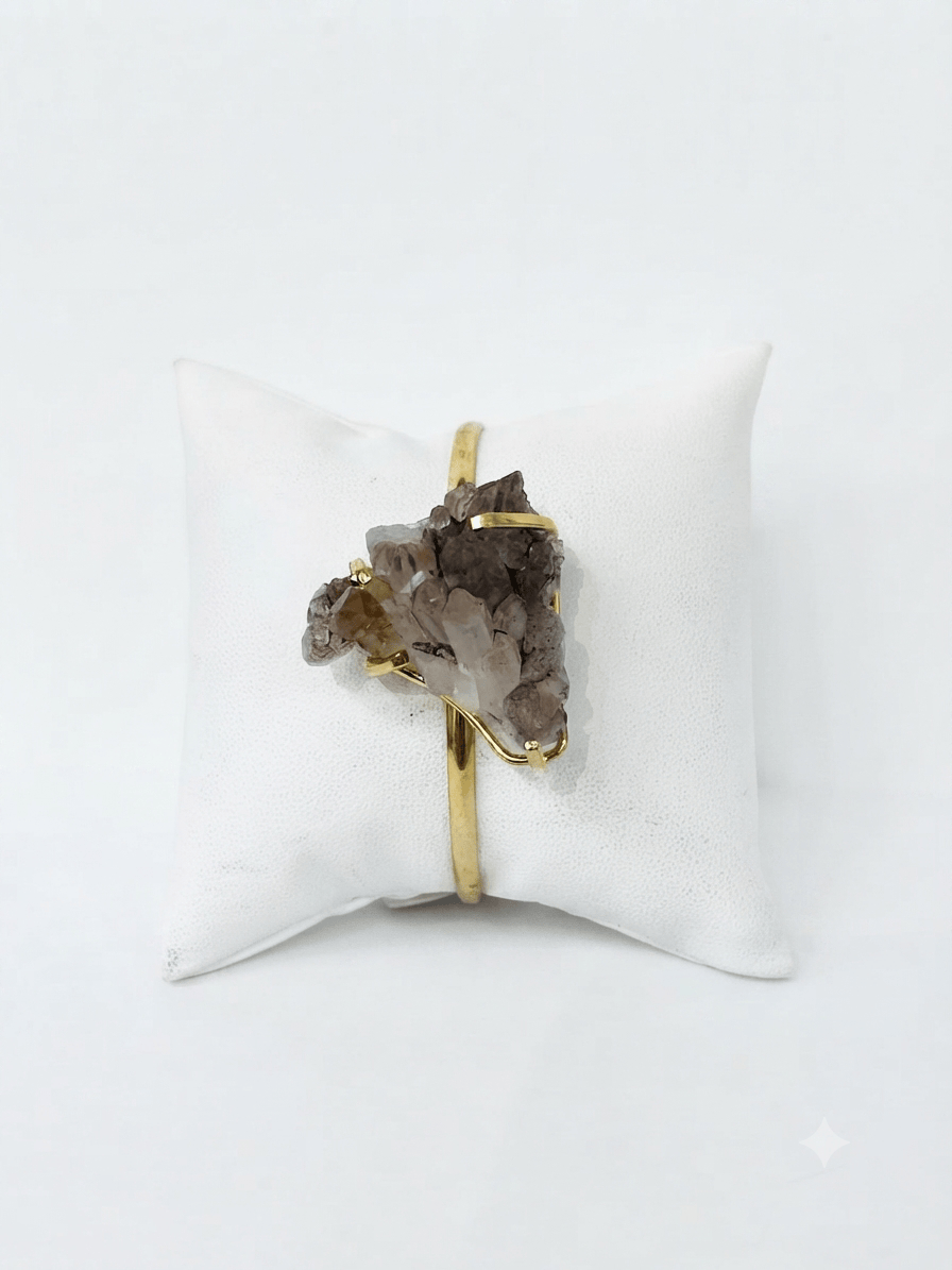 Smoky Quartz Cluster Bracelet | The Harmony Store Bracelet