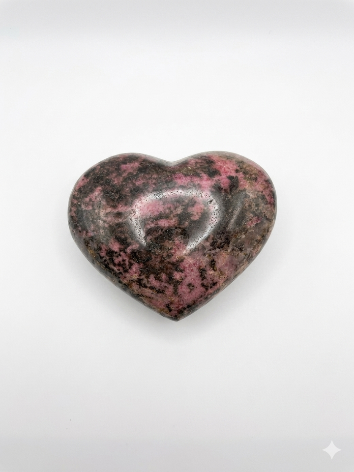 Rhodonite Heart (Madagascar)