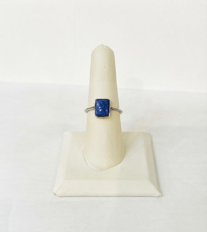 Lapis Lazuli Sterling Silver Ring (Small)