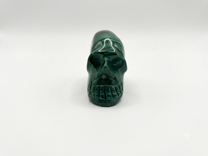 Malachite Skull