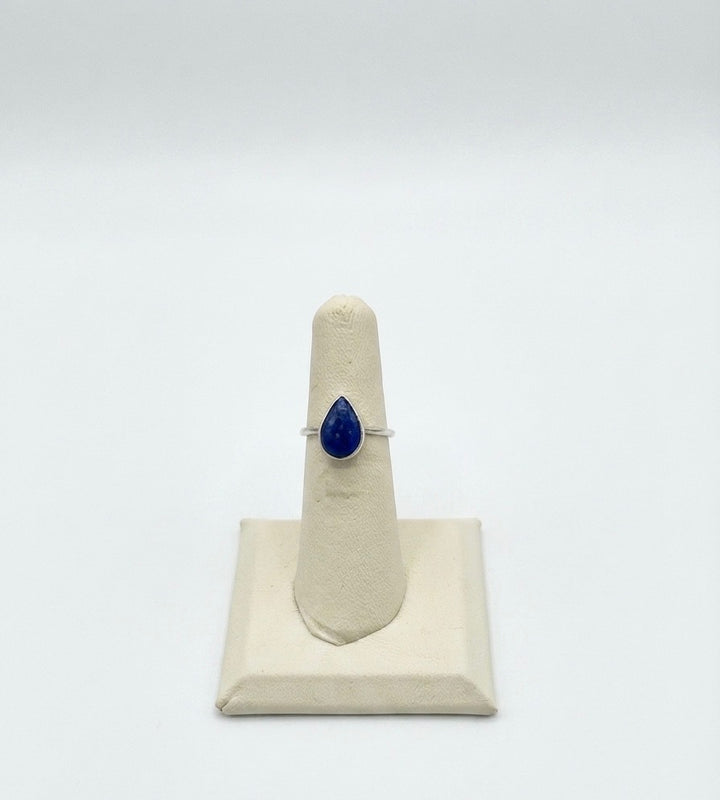 Lapis Lazuli Sterling Silver Ring (Small)