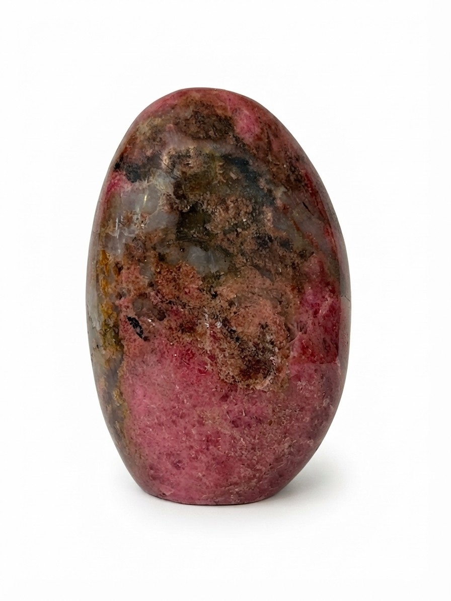 Rhodonite Freeform Madagascar Rose Pink Crystal