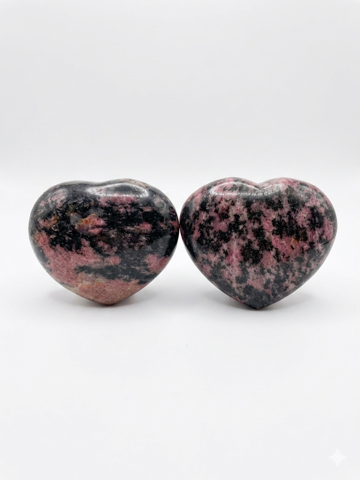 Rhodonite Heart (Madagascar)