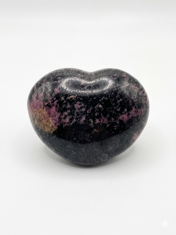 Rhodonite Heart (Madagascar)