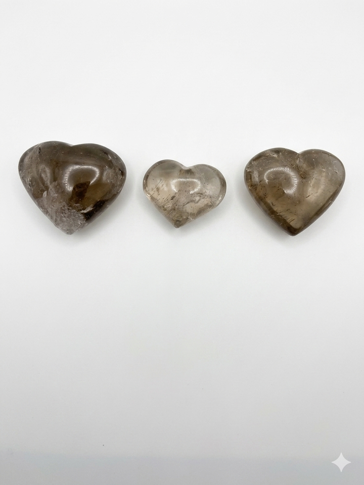 Smoky Quartz Heart (Brazil)