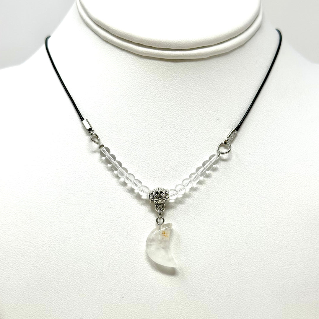 Moon Choker With Black Cord