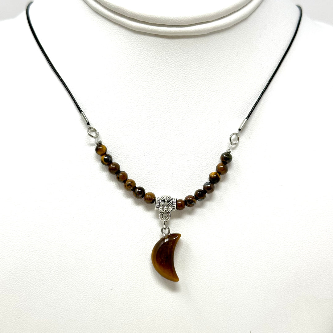 Moon Choker With Black Cord