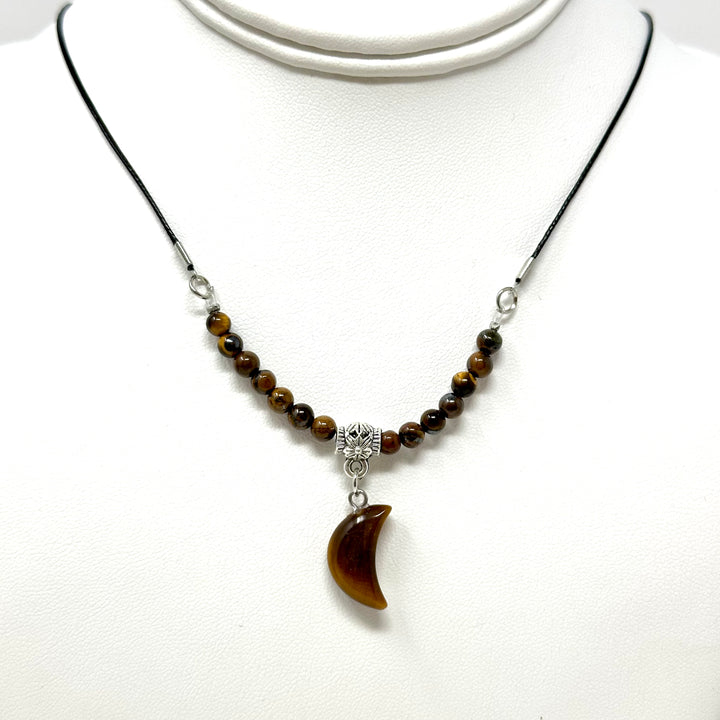 Moon Choker With Black Cord