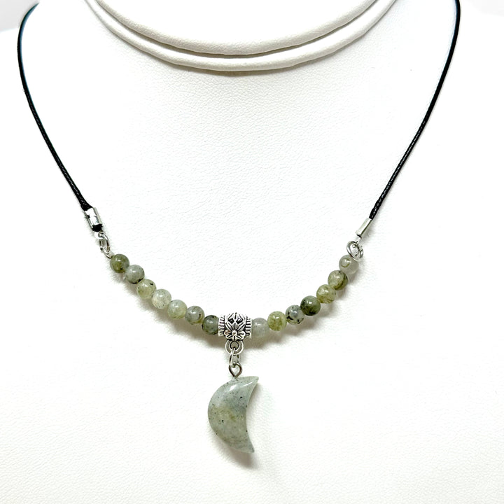 Moon Choker With Black Cord