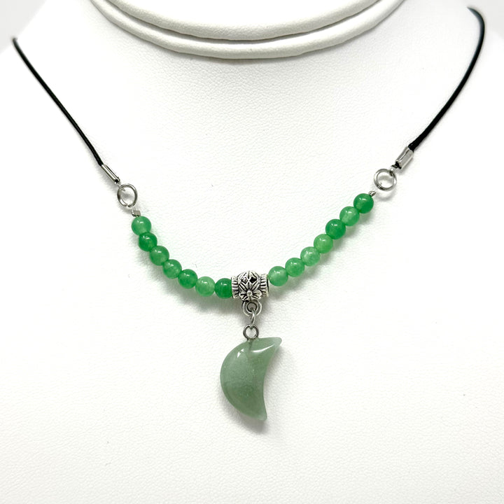 Moon Choker With Black Cord