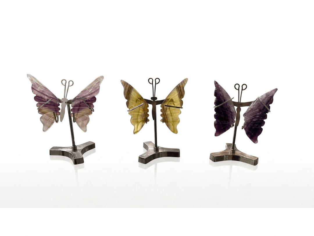 Fluorite Butterfly on Stand