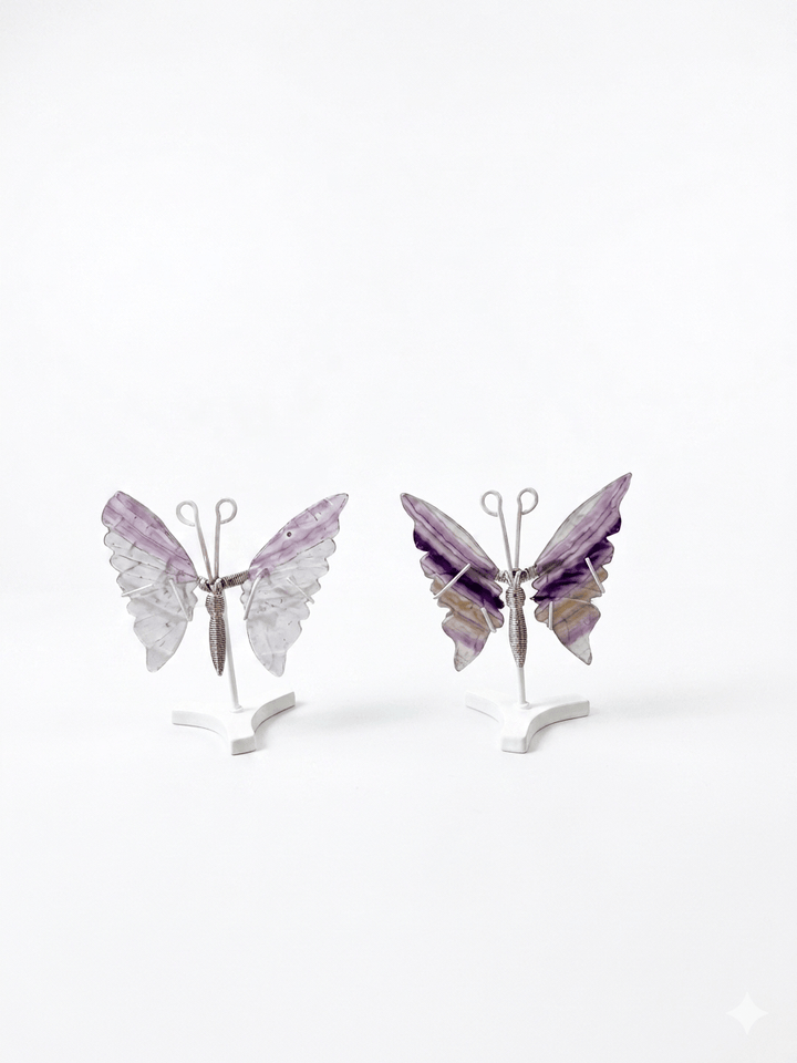 Fluorite Butterfly on Stand