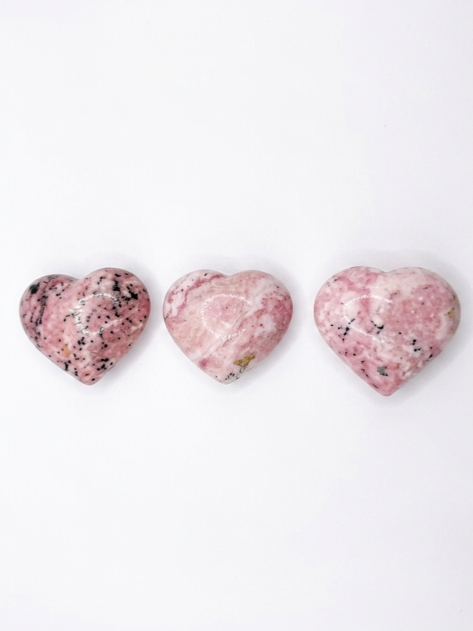 Rhodonite Heart (Peru)