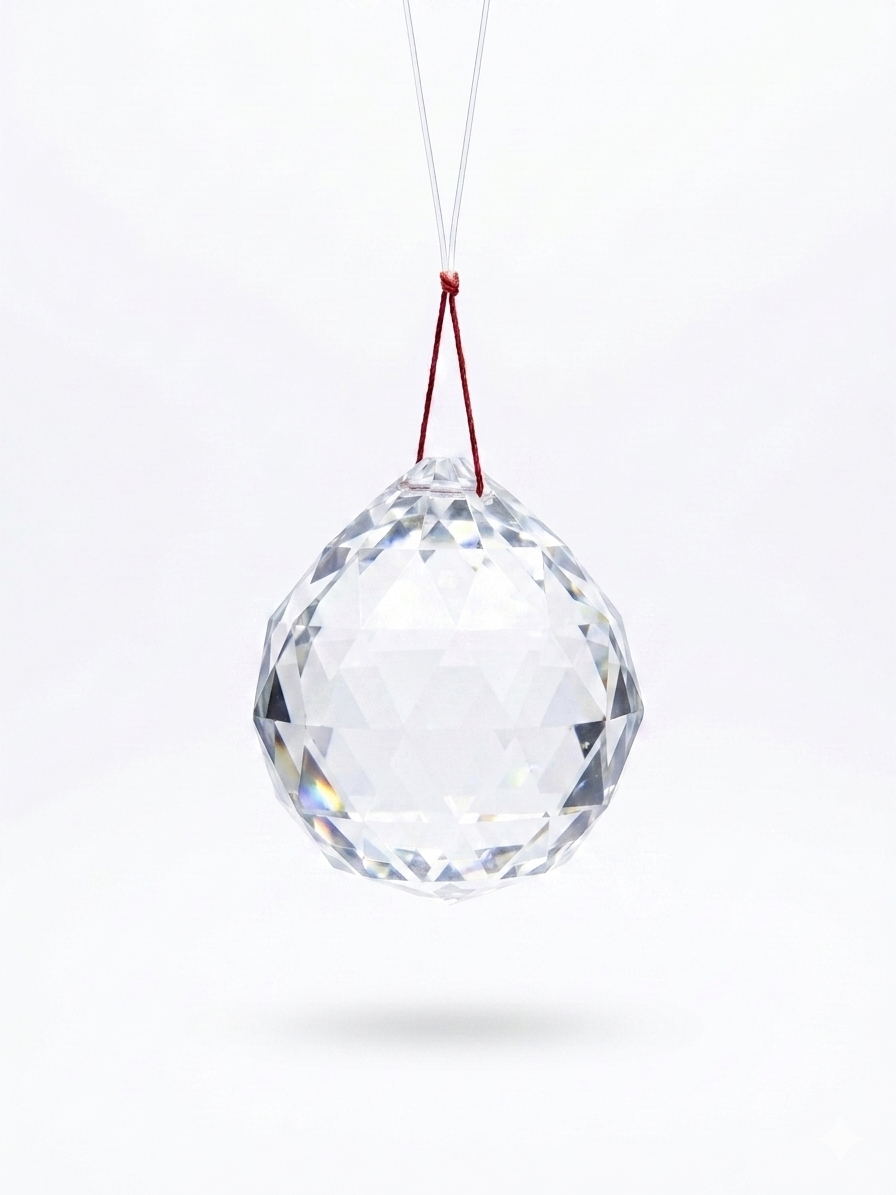 Hanging Feng Shui Crystal Ball Suncatcher