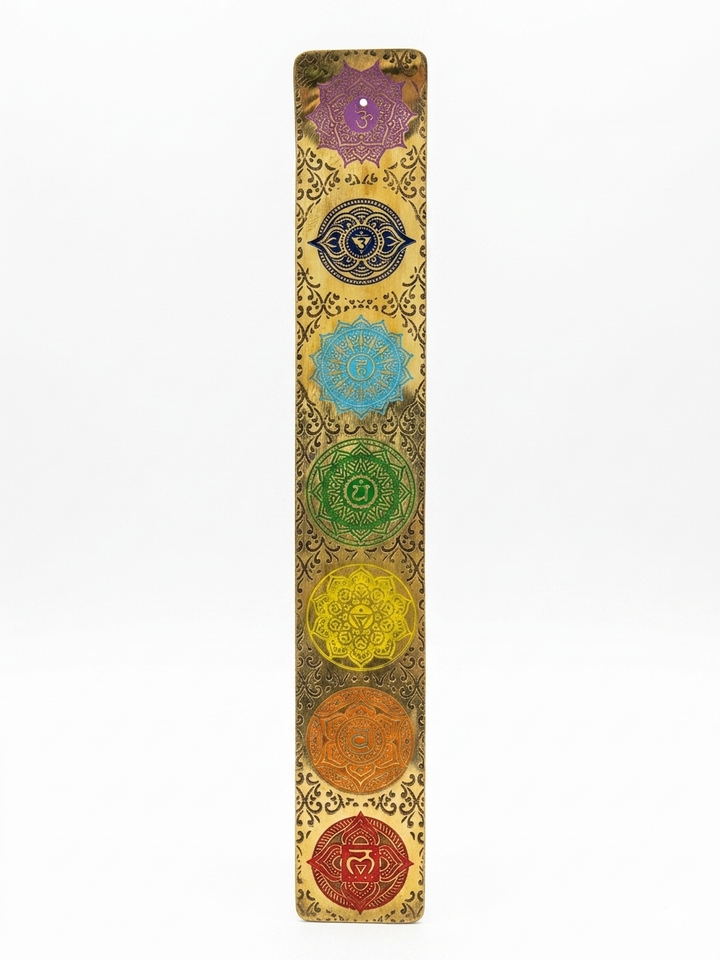 Brass 7 Chakra Incense Holder