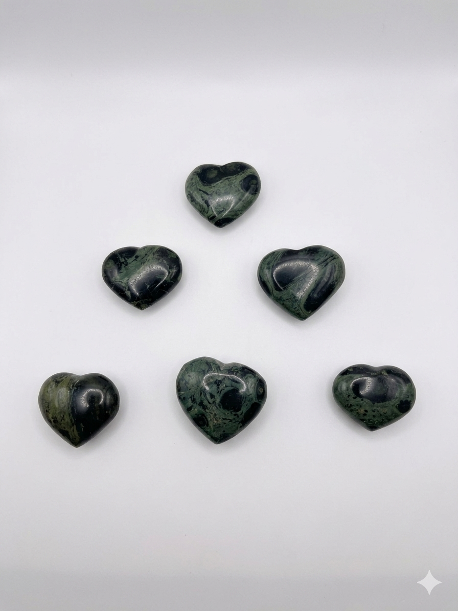 Kambaba Jasper Mini Heart