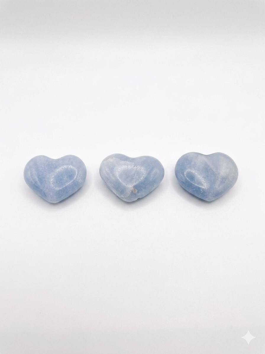 Blue Calcite Heart (Small)