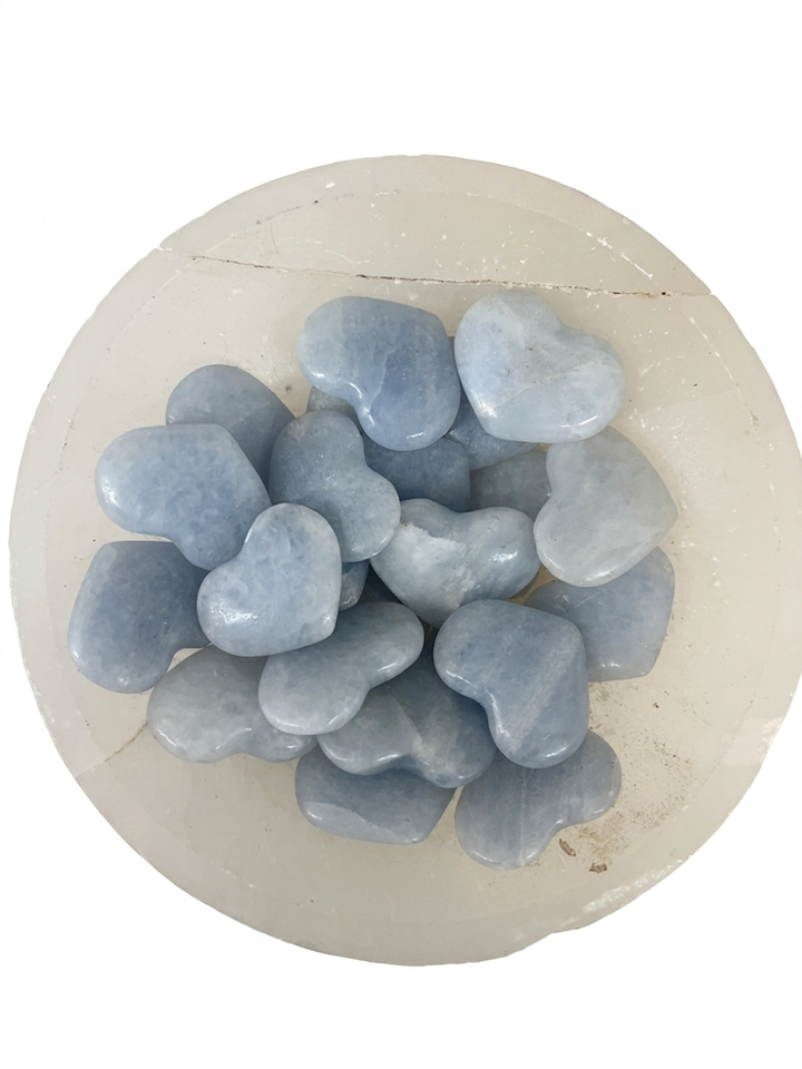 Blue Calcite Heart (Small)