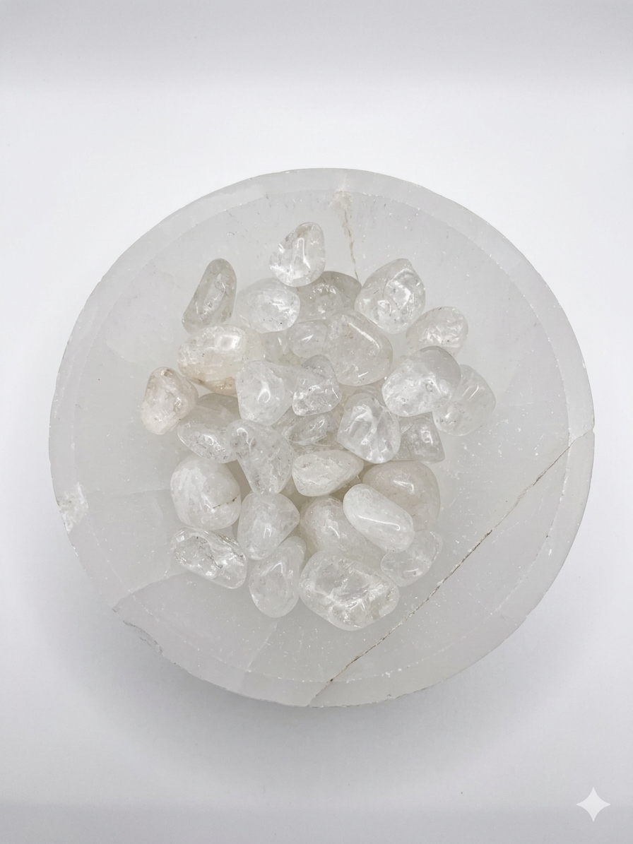 Cracked Quartz Tumbled Stone