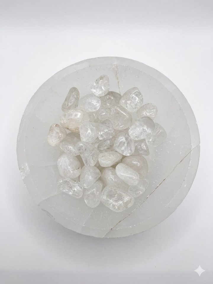 Cracked Quartz Tumbled Stone