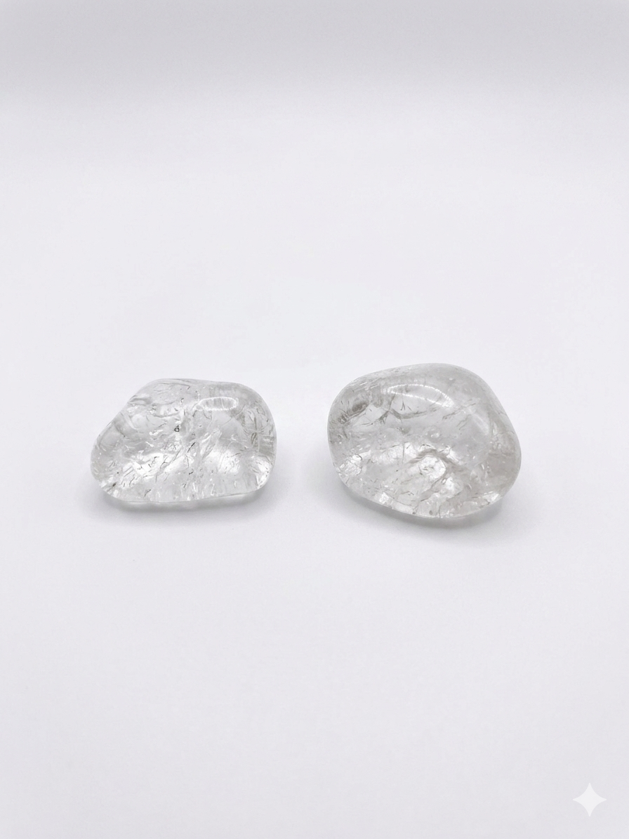 Cracked Quartz Tumbled Stone