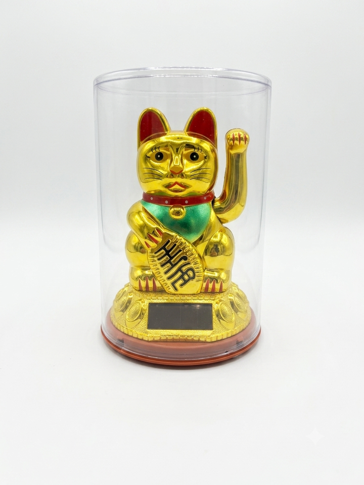 Maneki Neko Gold Lucky Cat
