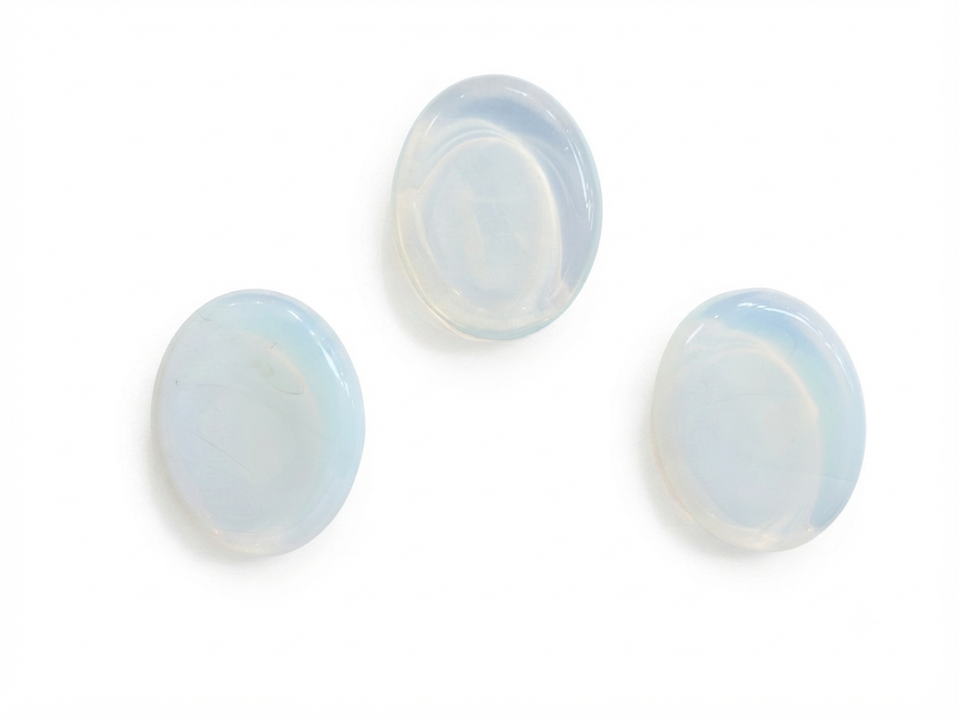 Opalite Worry Stone 1.5 Inch