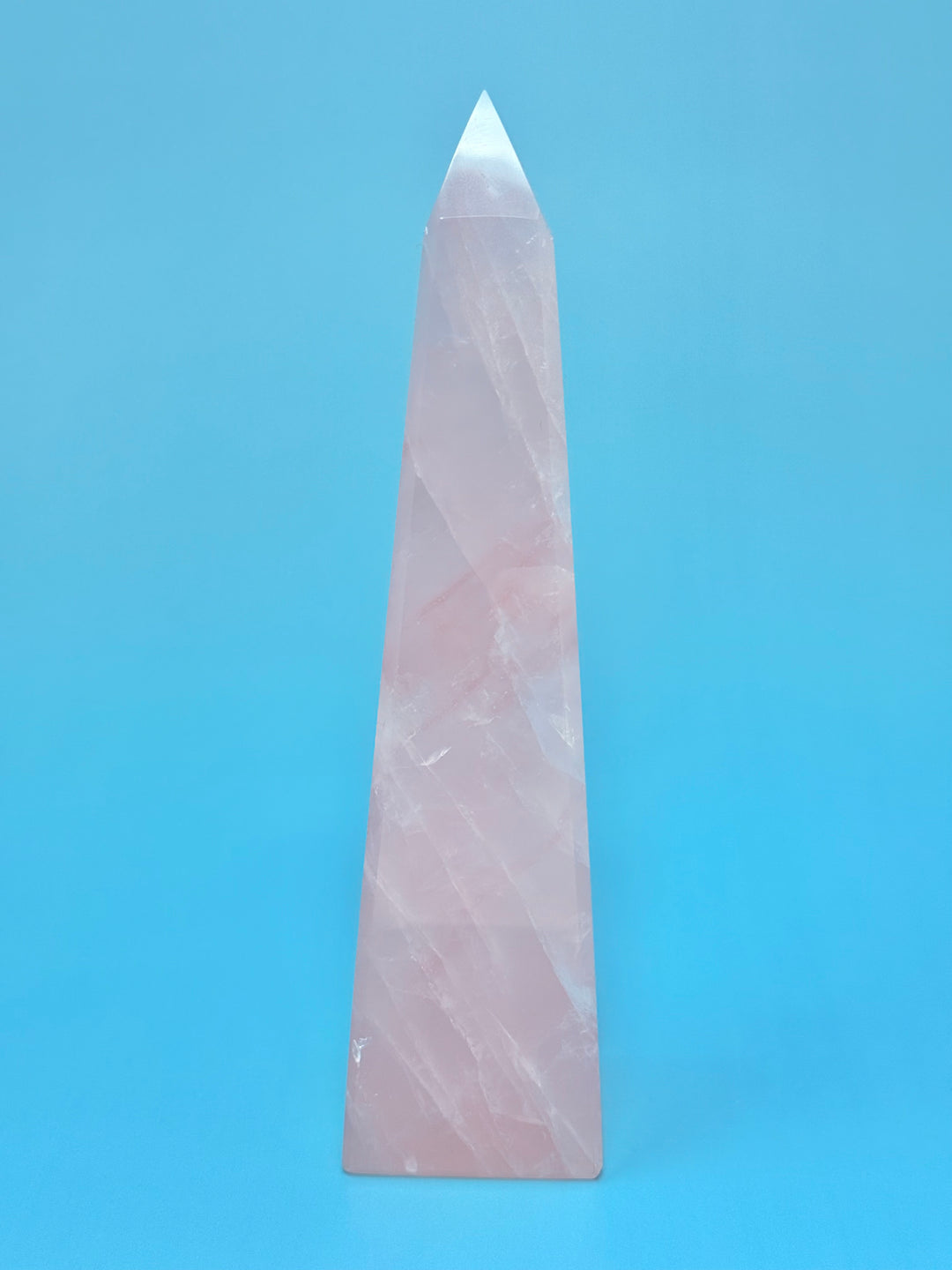Rose Quartz Tower Obelisk from Brazil
