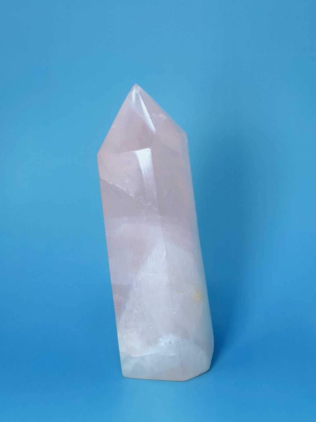 Rose Quartz Tower Obelisk from Brazil