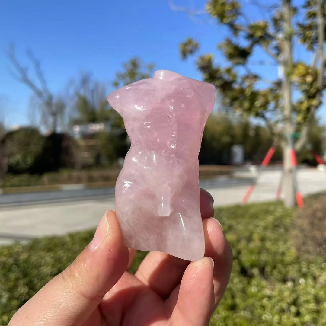 Crystal Human Torso Body Sculpture | Energy &amp; Balance Decor