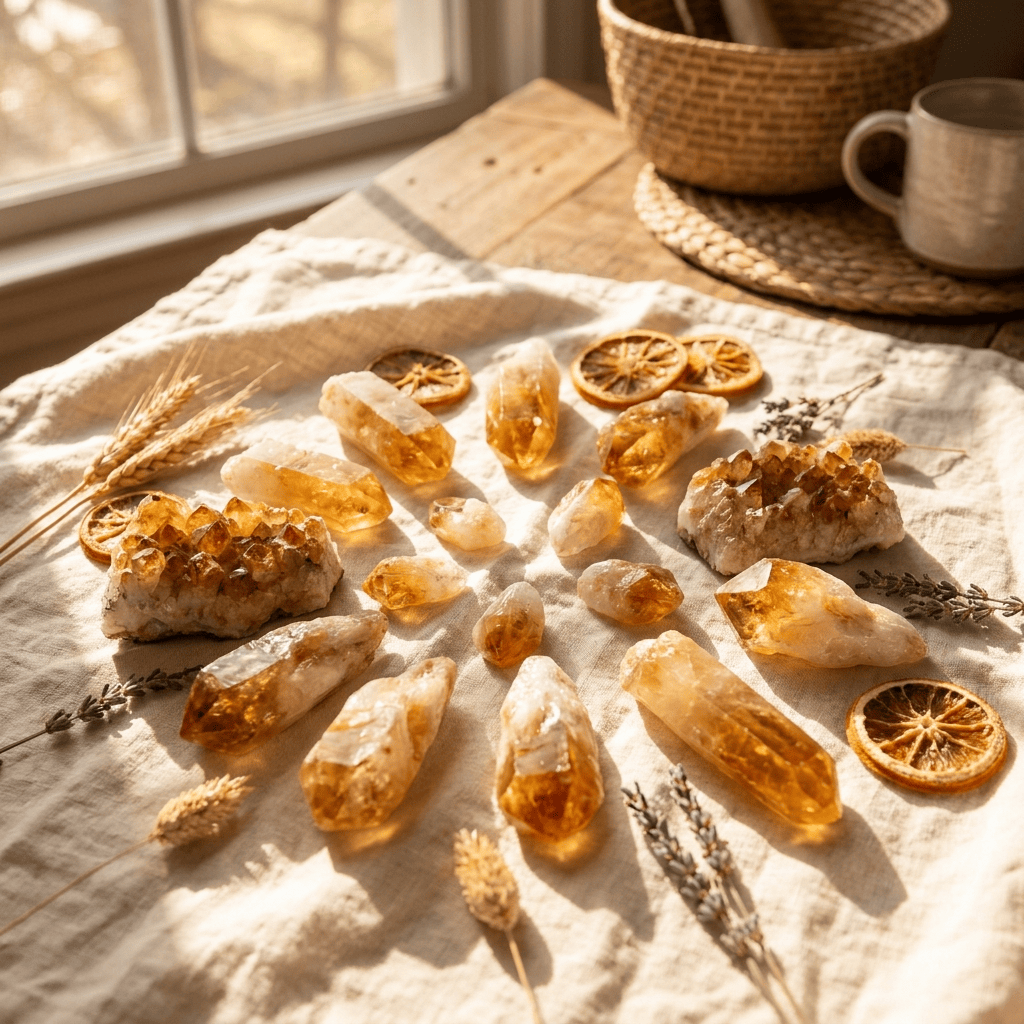 African Congo Citrine Points | The Harmony Store Specimen