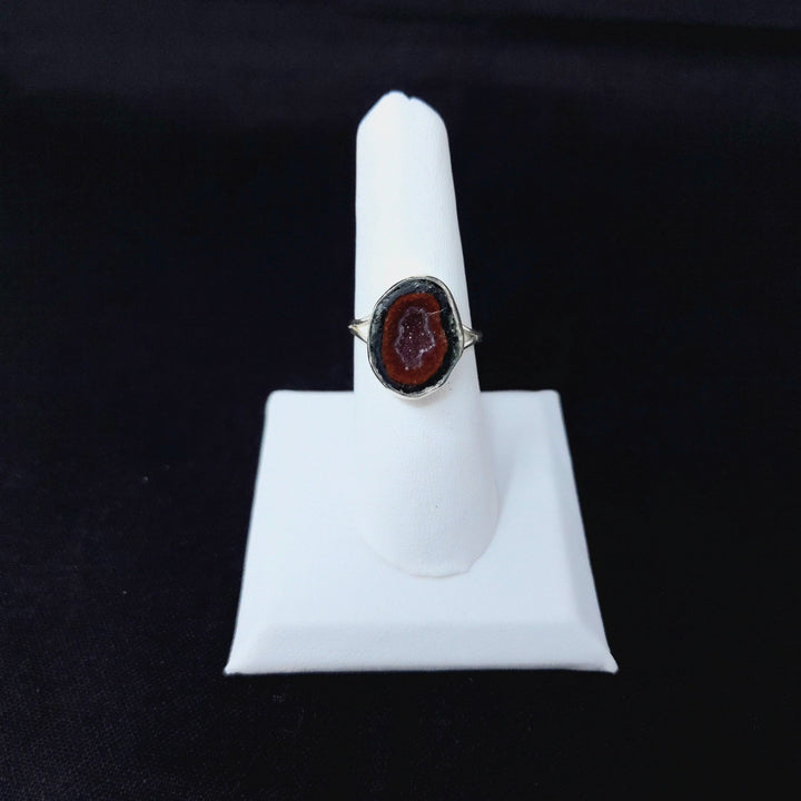 Agate Druzy 925 Sterling Silver Ring | The Harmony Store Ring